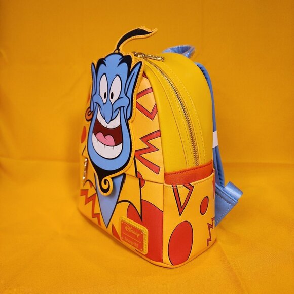 Loungefly Disney Aladdin Genie Vacation Golf Cosplay Mini Backpack NEW main image 5